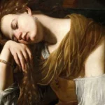 Maria Maddalena penitente, 1625–26. Olio su tela, 108,8 x 93 cm - Artemisia Gentileschi.